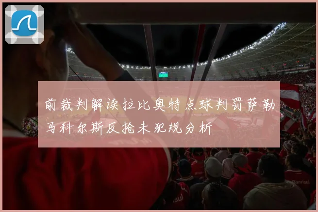 前裁判解读拉比奥特点球判罚萨勒马科尔斯反抢未犯规分析